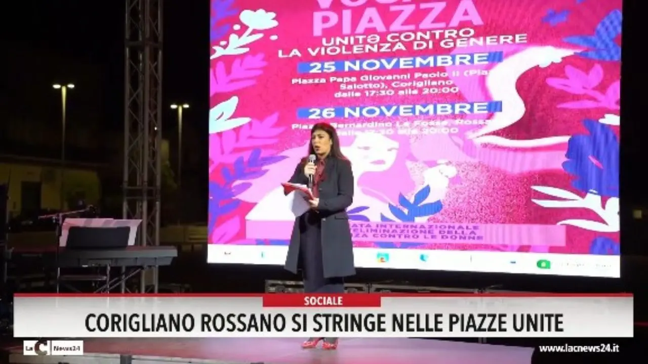 Corigliano Rossano si stringe nelle piazze unite