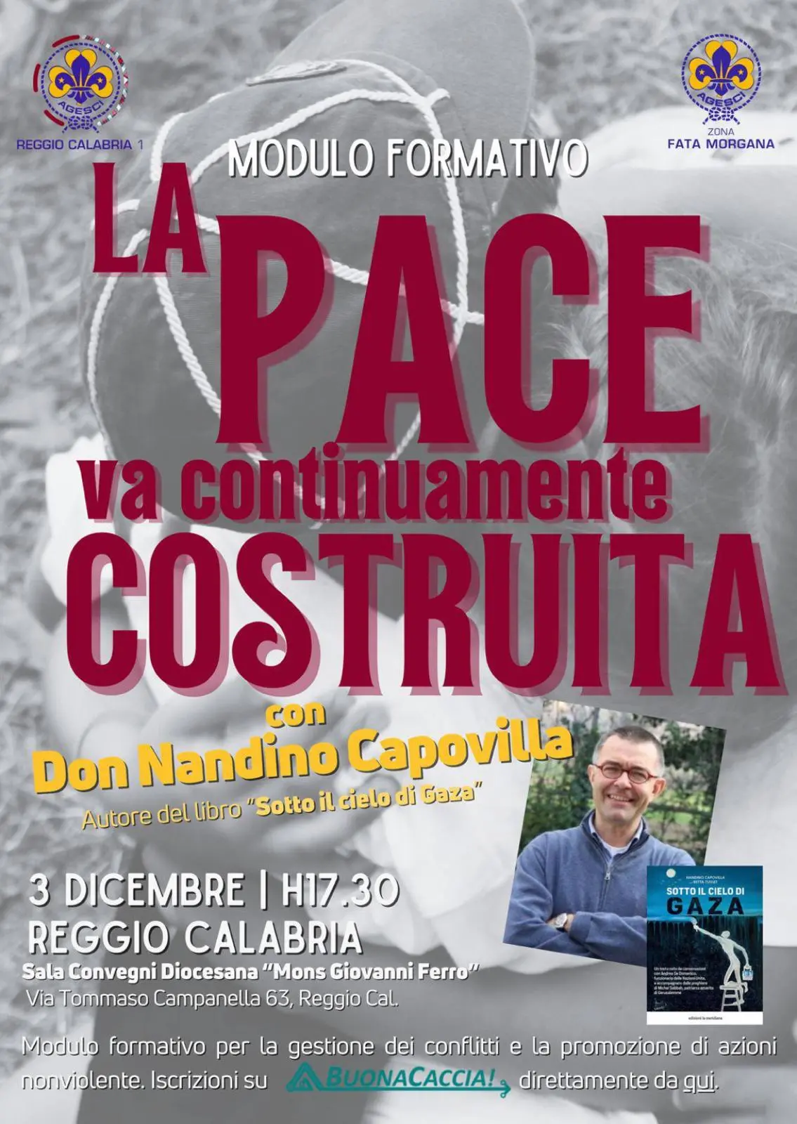 “La Pace va continuamente costruita”: incontro a Reggio Calabria con Don Nandino Capovilla\n