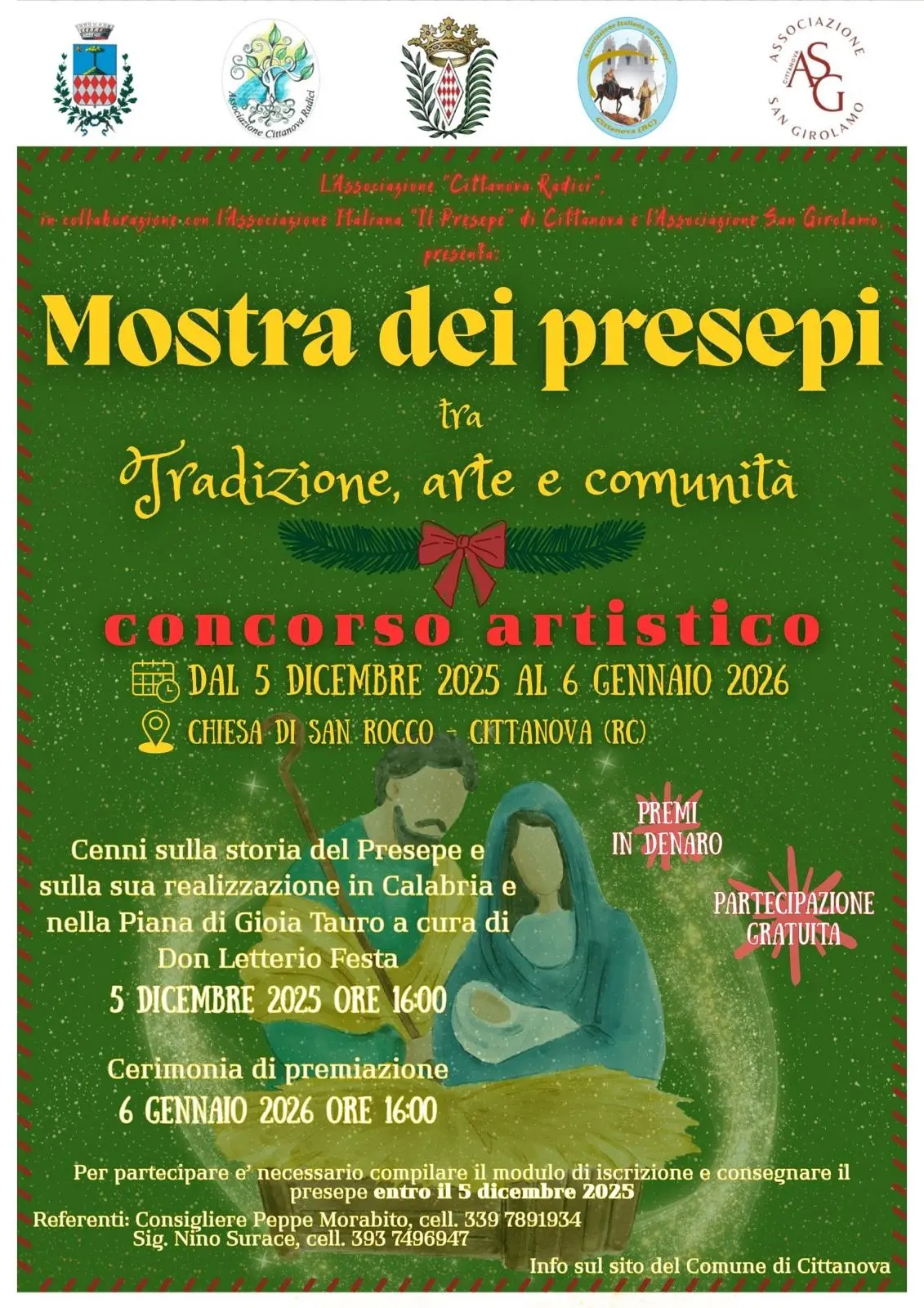 Tradizione, arte e comunità: la mostra dei presepi di Cittanova apre il 5 dicembre\n