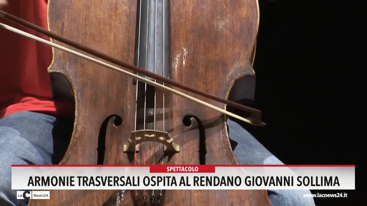 armonie trasversali ospita al rendano giovanni sollima