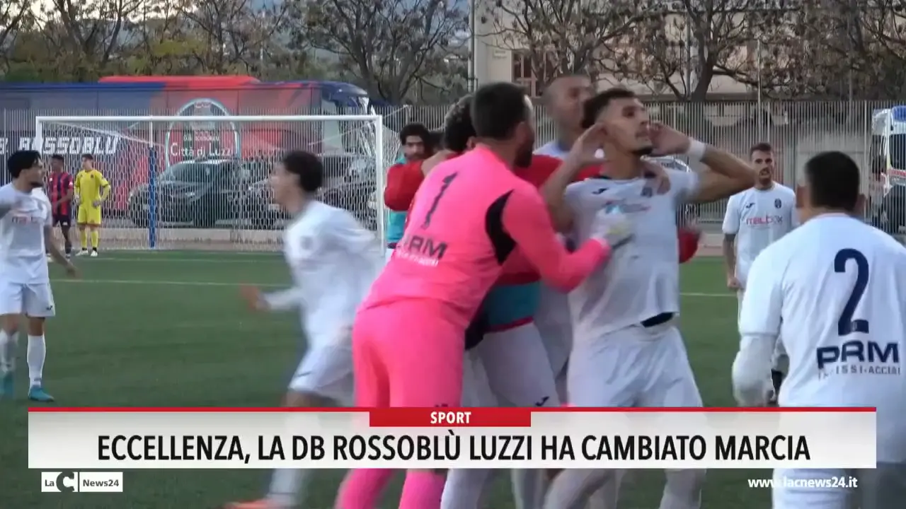 Eccellenza, la Db rossoblù Luzzi ha cambiato marcia