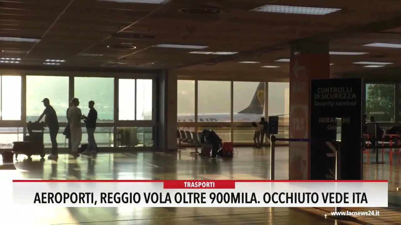 Aeroporti, Reggio vola oltre 900mila. Occhiuto vede Ita