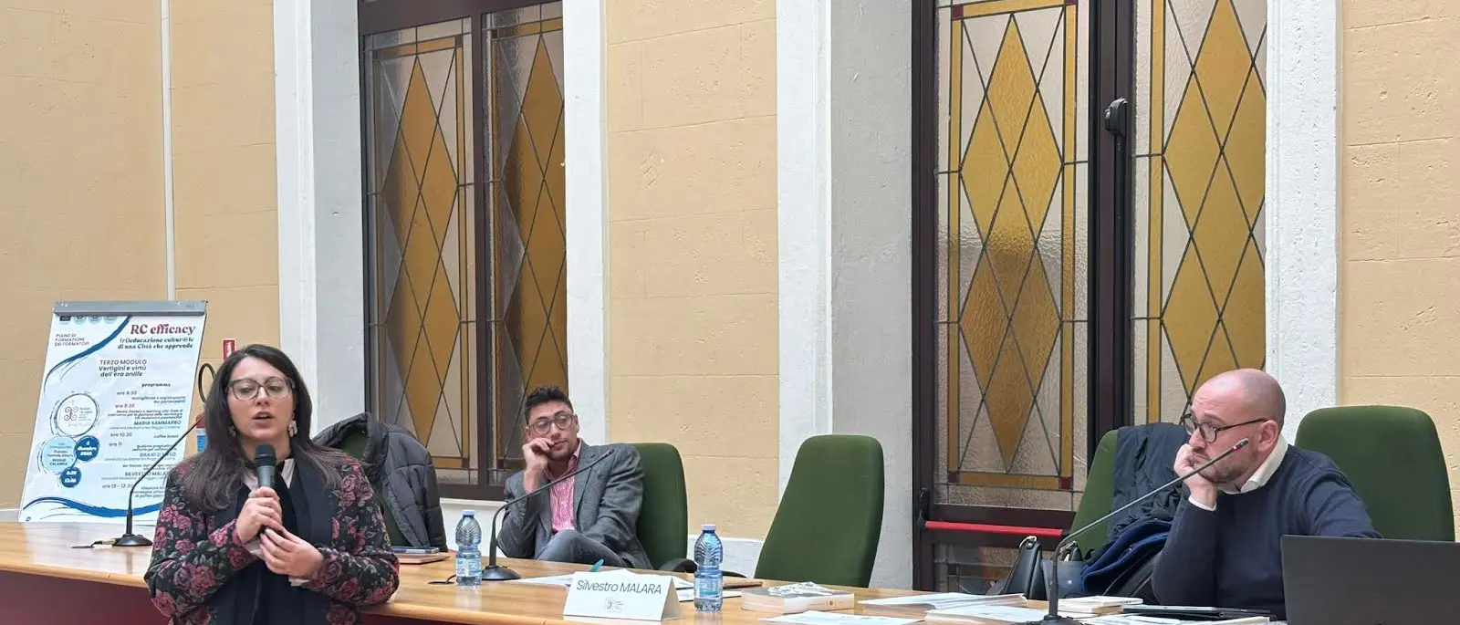 A Palazzo Alvaro il terzo appuntamento formativo del progetto ‘RC efficacy’. Docenti e formatori impegnati sul tema ‘Vertigini e virtù dell’era onlife’\n