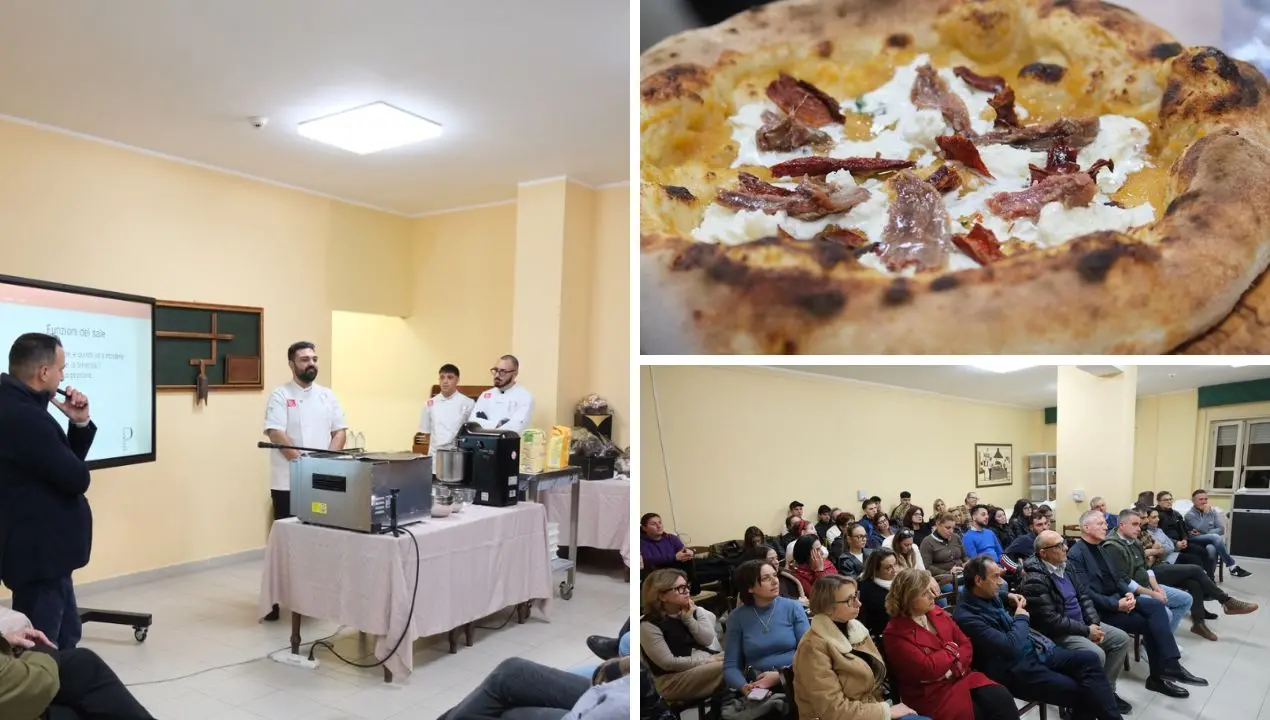 Tutti a lezione di Pizza contemporanea, all’Alberghiero di Tropea masterclass sold out con oltre 50 partecipanti\n