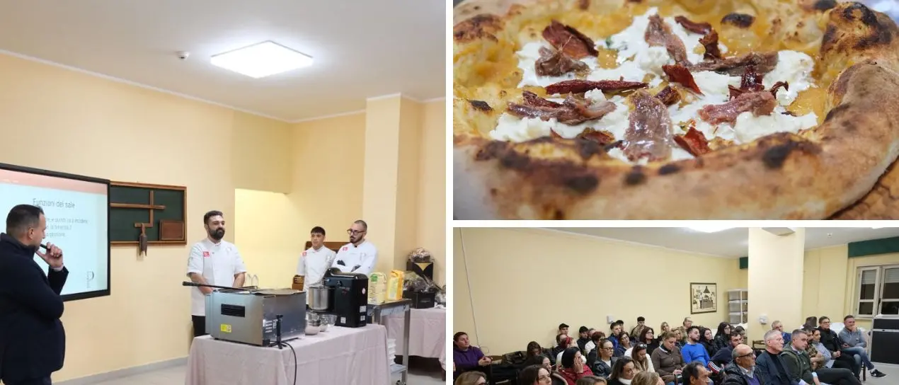 Tutti a lezione di Pizza contemporanea, all’Alberghiero di Tropea masterclass sold out con oltre 50 partecipanti\n
