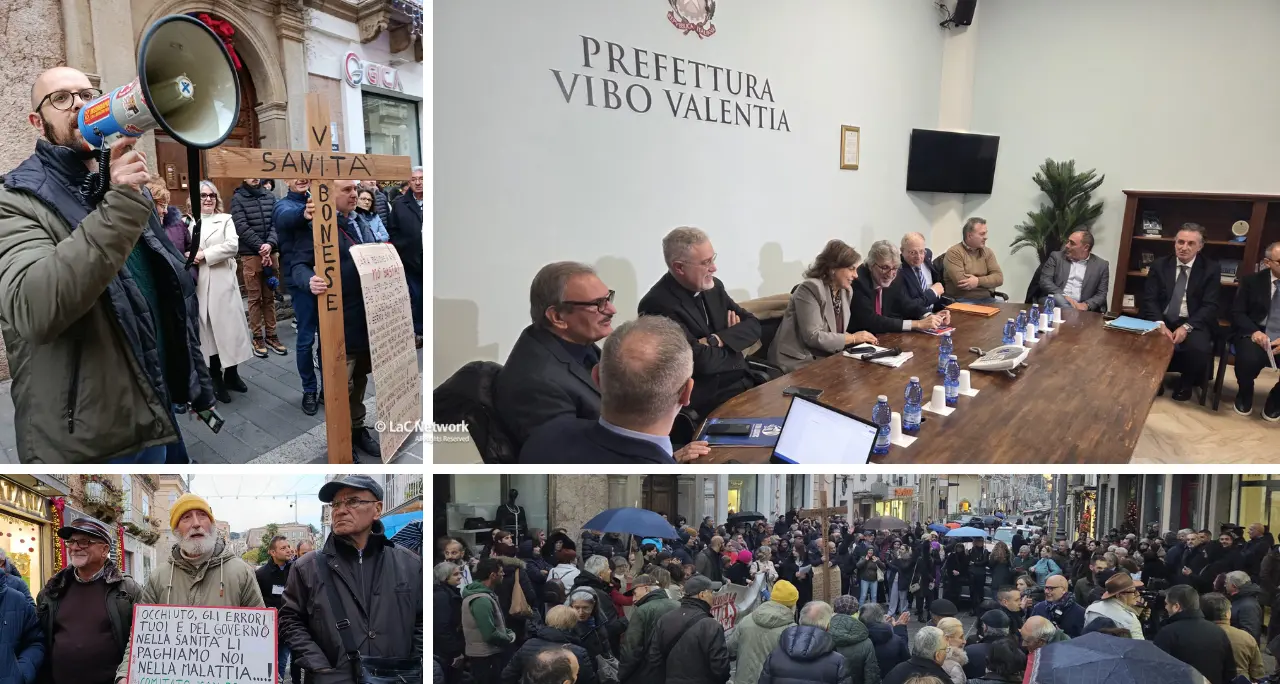 Nel giorno della sanità vibonese Occhiuto non c’è: il governatore diserta la riunione in Prefettura e fuori sale la protesta\n