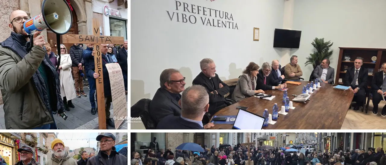 Nel giorno della sanità vibonese Occhiuto non c’è: il governatore diserta la riunione in Prefettura e fuori sale la protesta\n