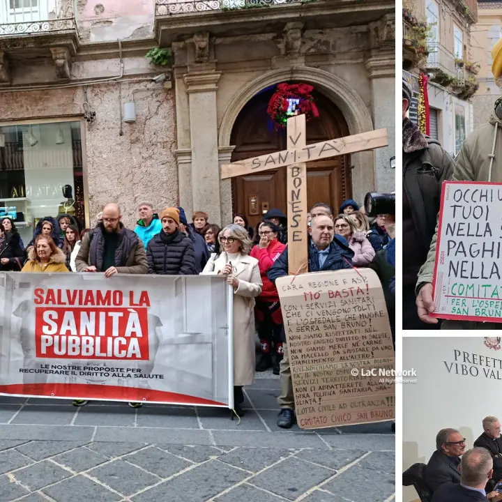 Vibo, Occhiuto diserta il vertice in Prefettura sulla crisi della sanità e fuori sale la protesta