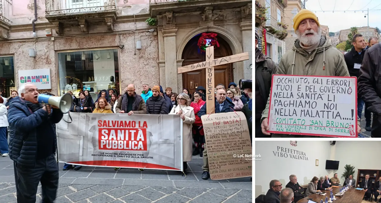 Vibo, Occhiuto diserta il vertice in Prefettura sulla crisi della sanità e fuori sale la protesta