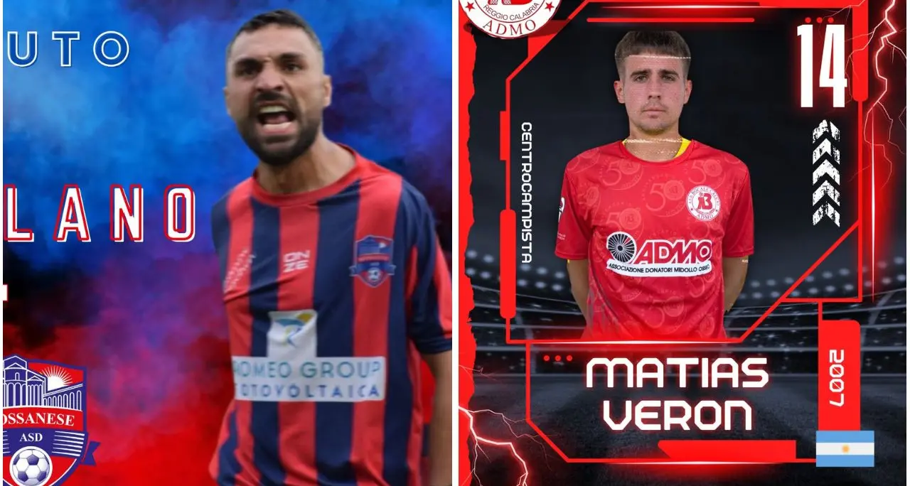 Dilettanti, mercato: Castellano torna alla Rossanese, il\u00A0Bocale presenta Veròn\n