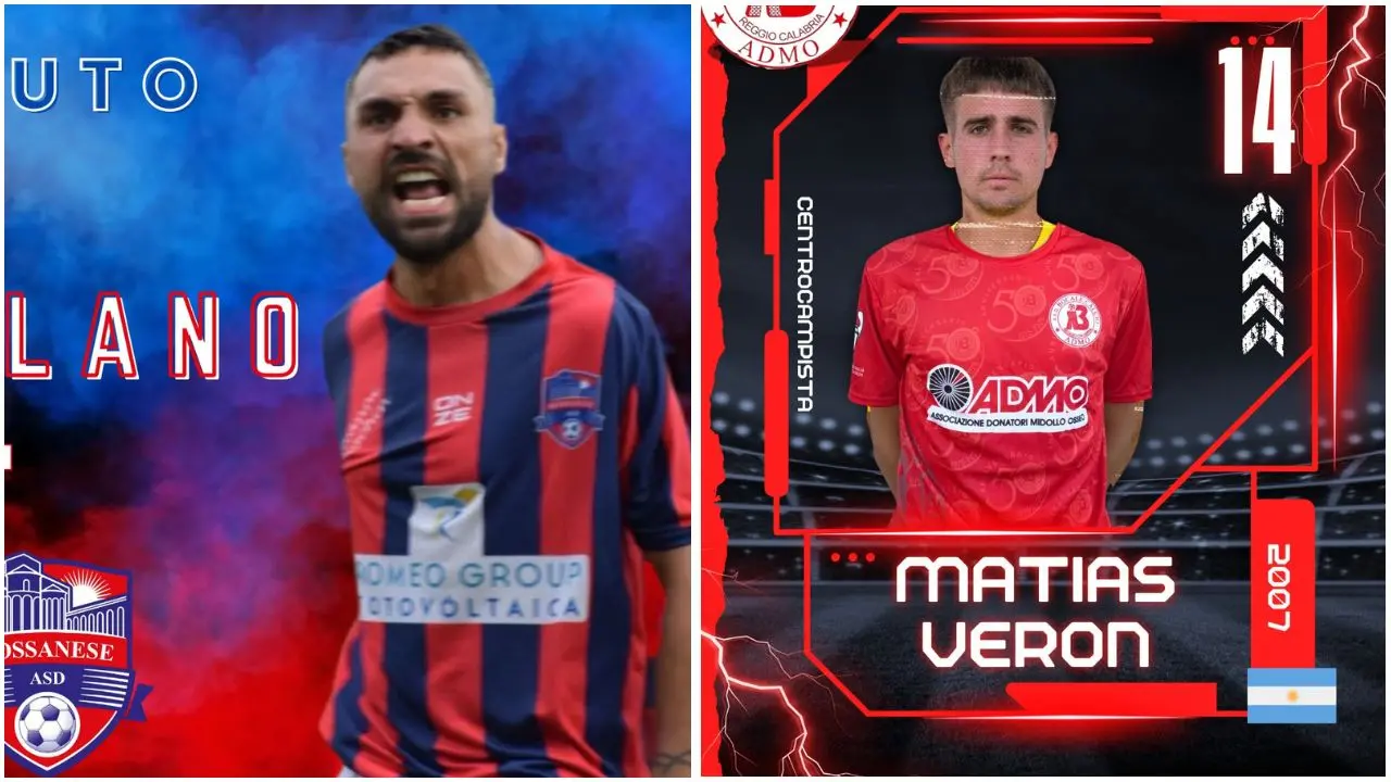 Dilettanti, mercato: Castellano torna alla Rossanese, il\u00A0Bocale presenta Veròn\n