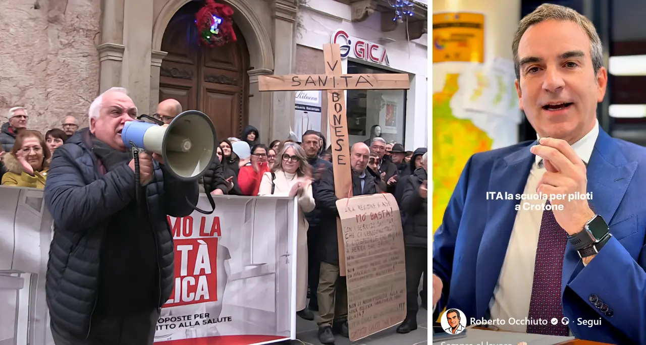 Sanità, vecchi megafoni a Vibo e sfavillanti reel in Regione: sulla comunicazione con Occhiuto non c’è partita\n