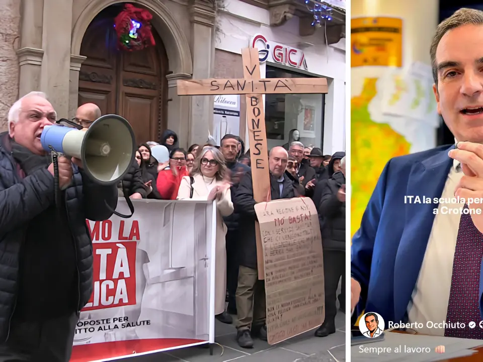 Sanità, vecchi megafoni a Vibo e sfavillanti reel in Regione: sulla comunicazione con Occhiuto non c’è partita