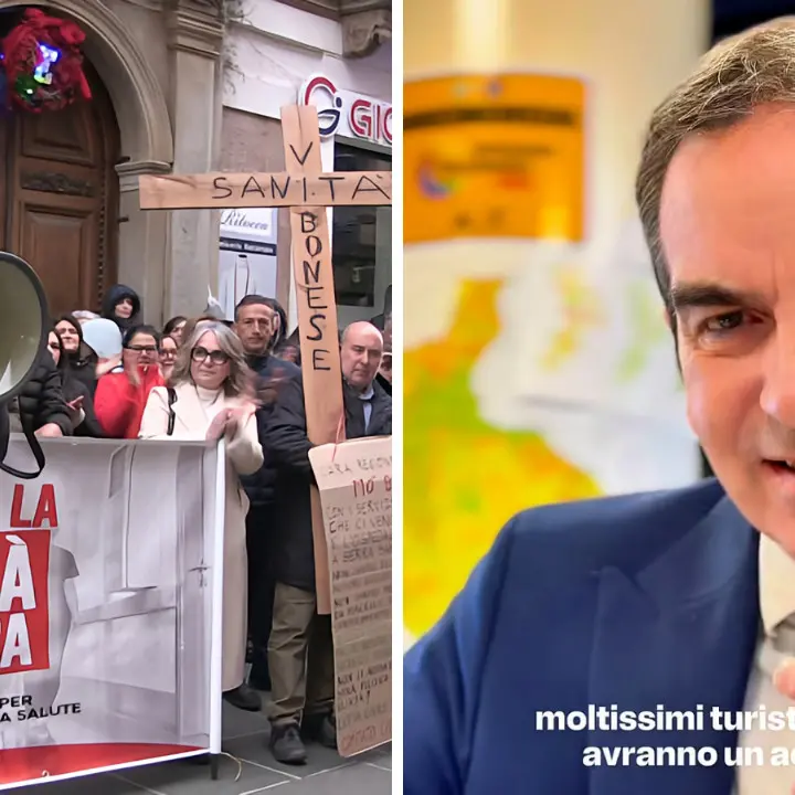 Vecchi megafoni e sfavillanti reel: la protesta a Vibo per la sanità si scontra con la corazzata della comunicazione di Occhiuto