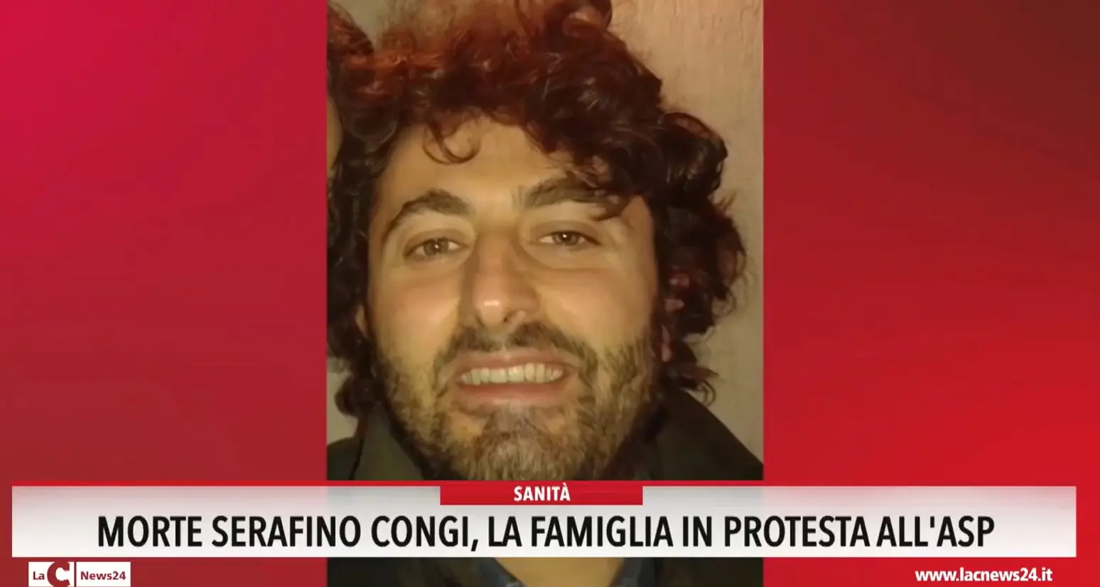 Morte Serafino Congi, la famiglia in protesta all'Asp