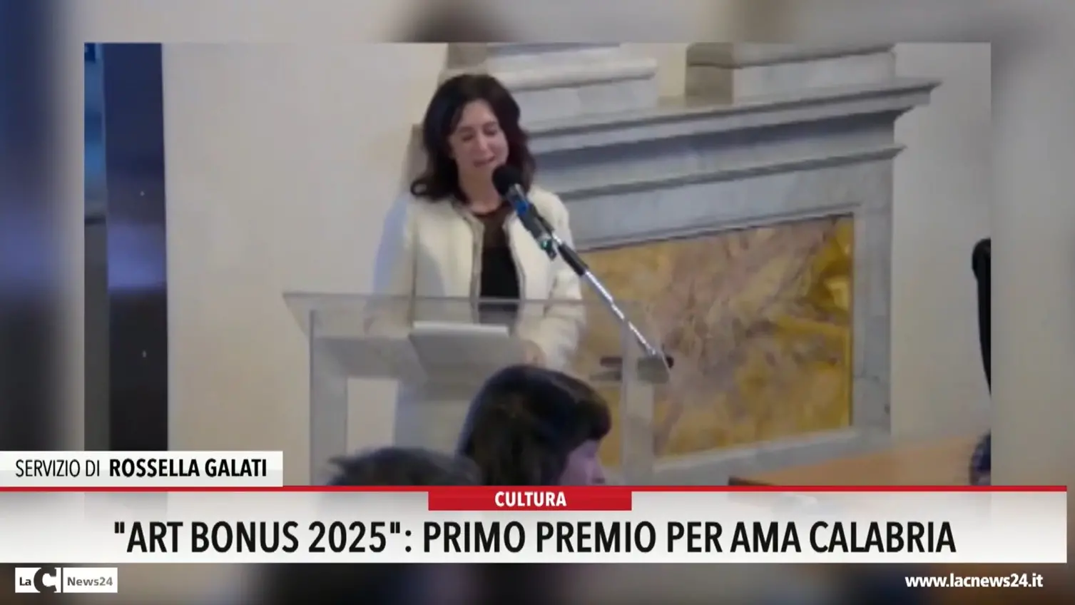 Art bonus 2025, primo premio per Ama Calabria