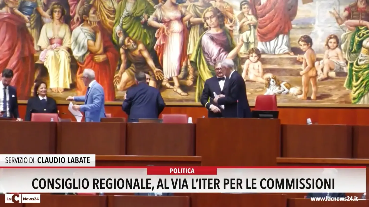 Consiglio regionale, al via l'iter per le commissioni