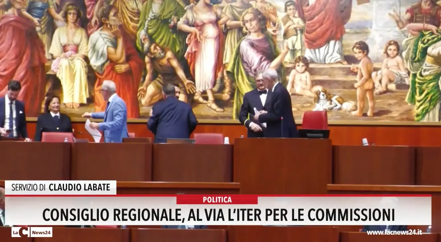Consiglio regionale, al via l'iter per le commissioni