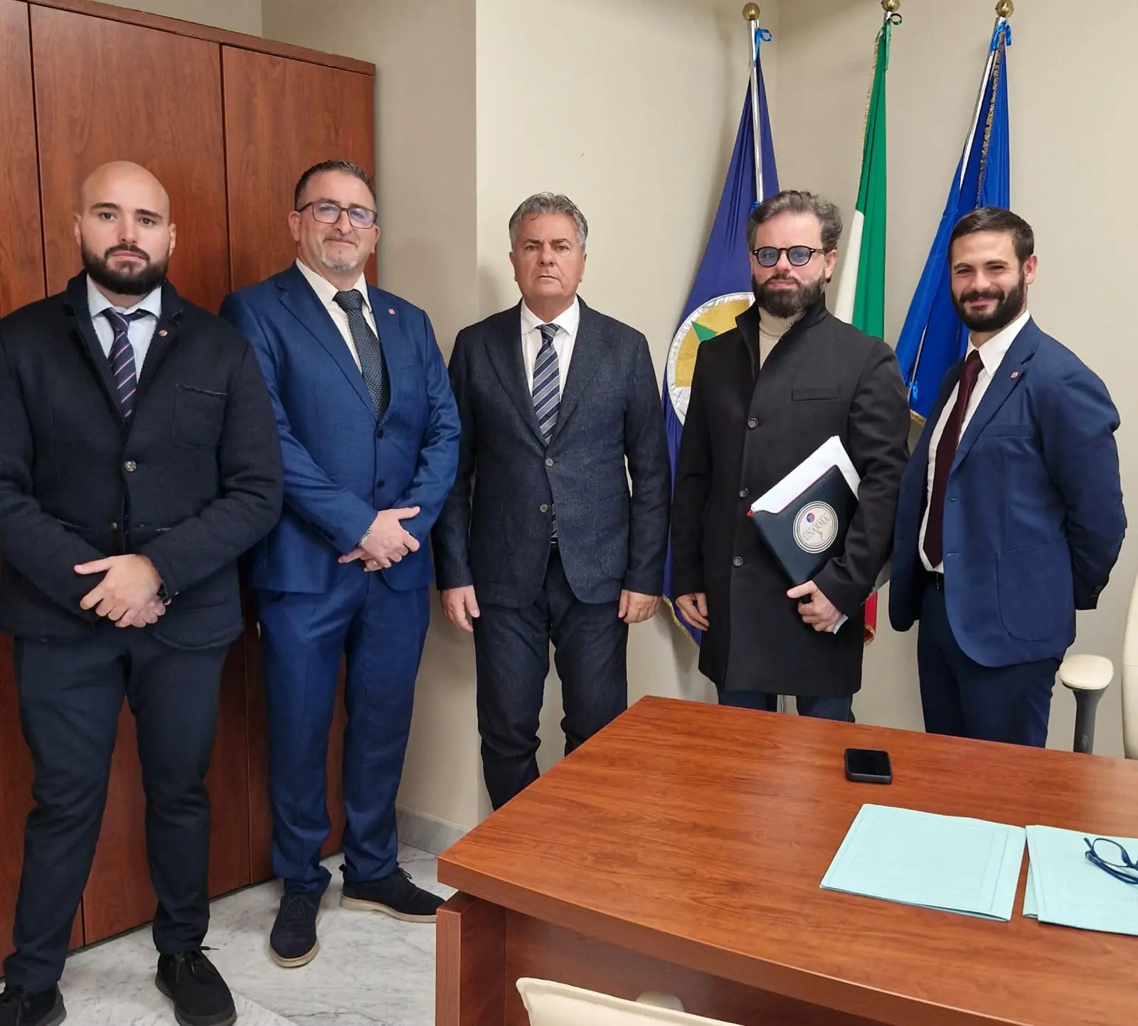 Reggio, delegazione Unarma incontra il\u00A0Vice Presidente della Regione Calabria\n