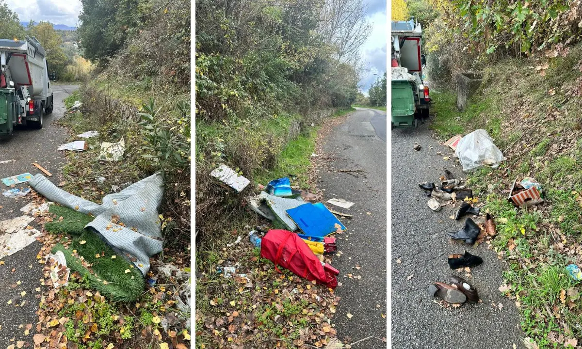Rifiuti abbandonati per strada a Cosenza, le video –\u00A0trappole individuano i responsabili\n