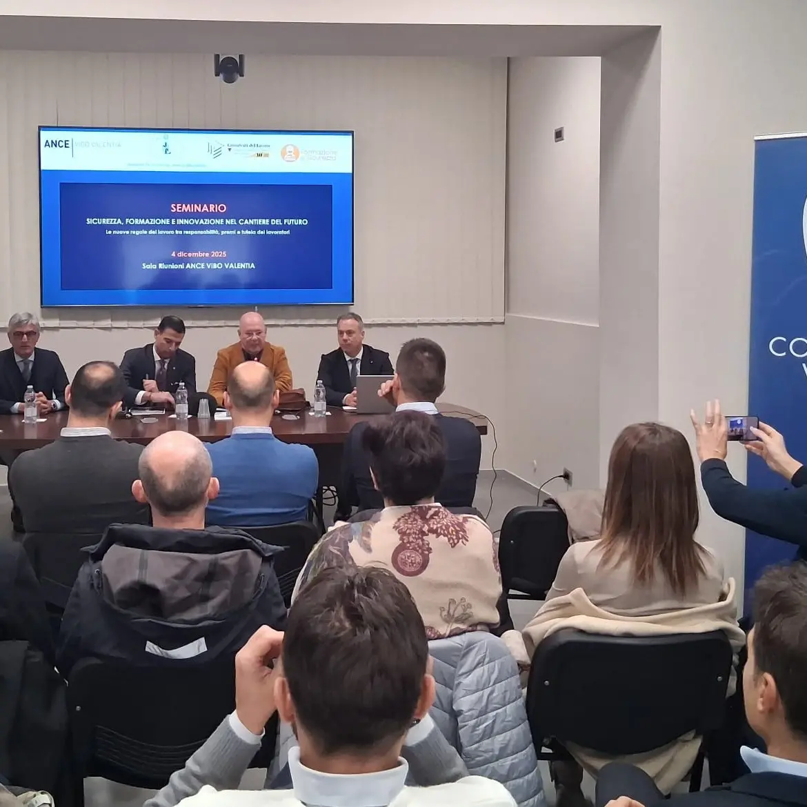 Sicurezza nei cantieri, fronte comune a Vibo: imprese e istituzioni uniscono le forze nel segno della formazione\n