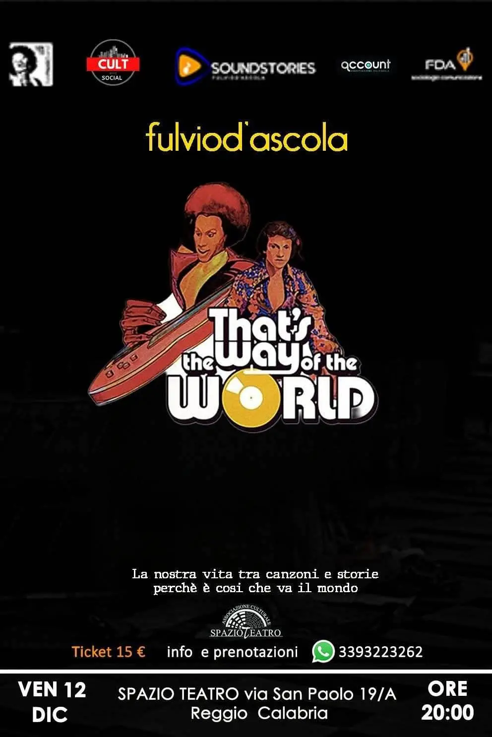 Reggio, a Spazio Teatro\u00A0un viaggio intimo tra musica, ricordi e storia collettiva\n