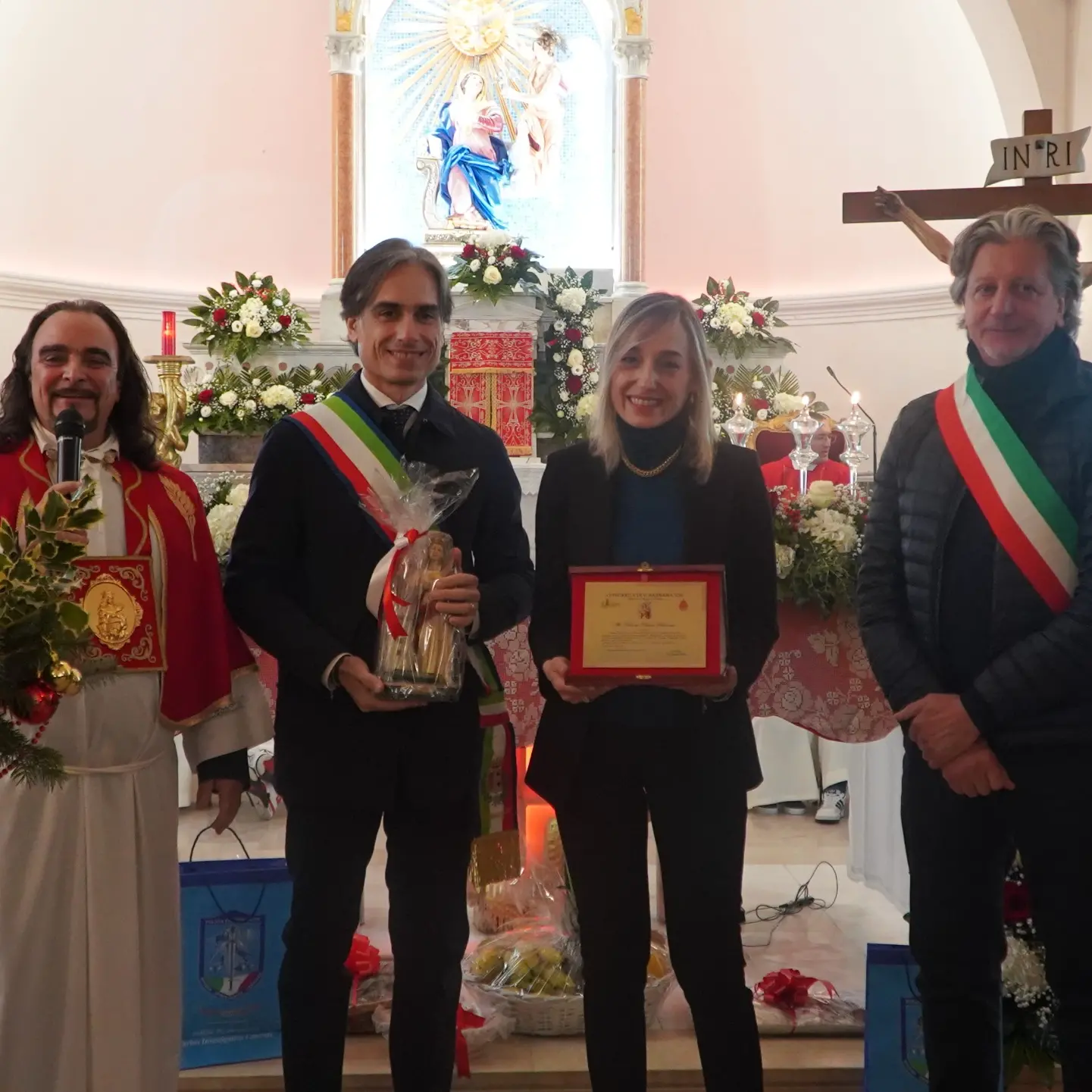 Falcomatà a Pellegrina di Bagnara per le celebrazioni ufficiali in onore della Patrona Santa Barbara\n