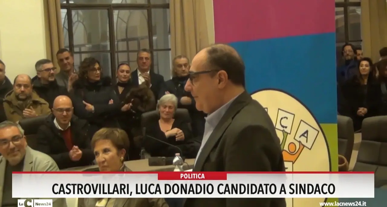 Castrovillari, Luca Donadio candidato a sindaco