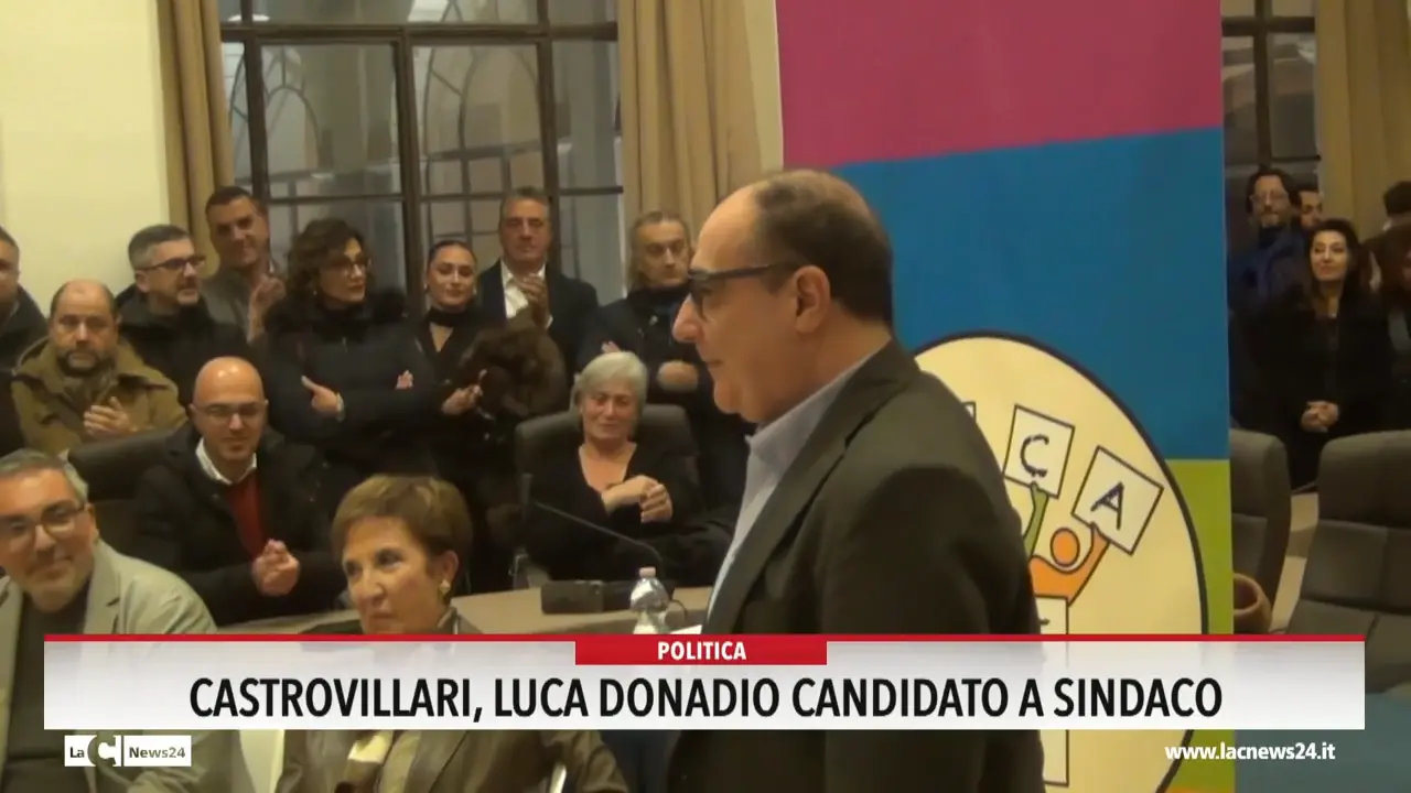 Castrovillari, Luca Donadio candidato a sindaco