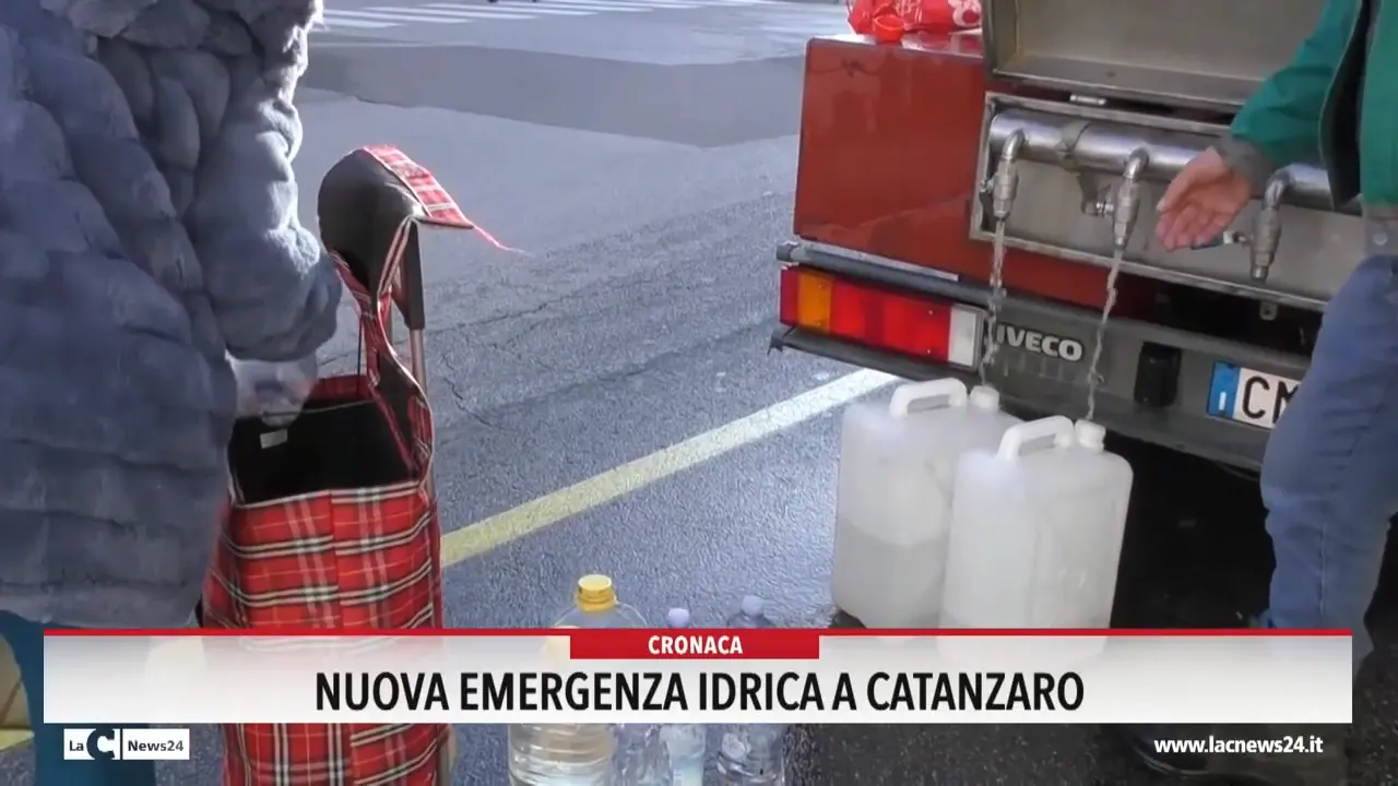 Nuova emergenza idrica a Catanzaro