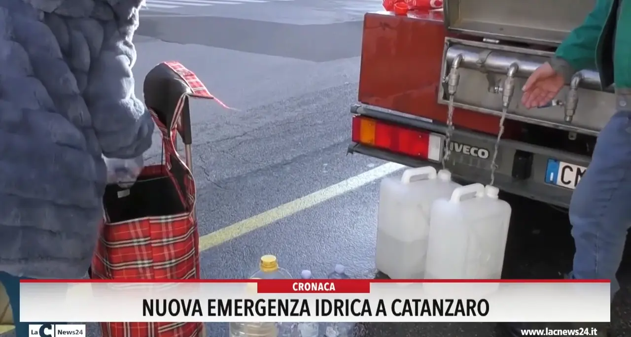 Nuova emergenza idrica a Catanzaro