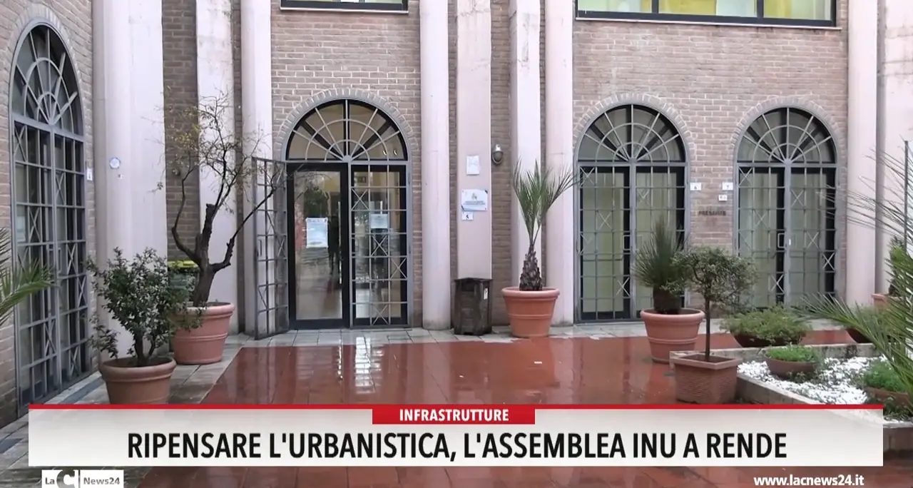Ripensare l'urbanistica, l'assemblea Inu a Rende