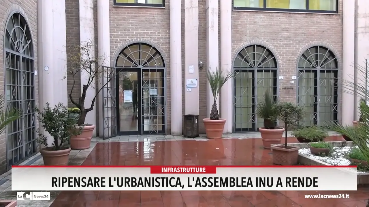 Ripensare l'urbanistica, l'assemblea Inu a Rende