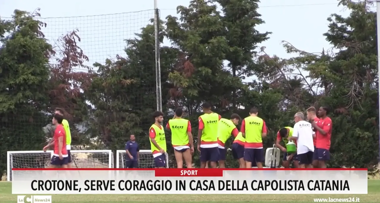 Crotone, serve coraggio in casa della capolista Catania
