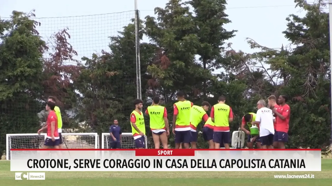Crotone, serve coraggio in casa della capolista Catania