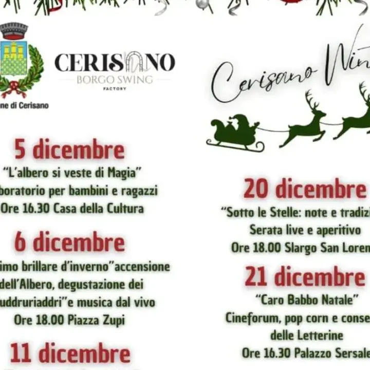 Cerisano Winter trasforma il borgo in un Natale di comunità e cultura\n