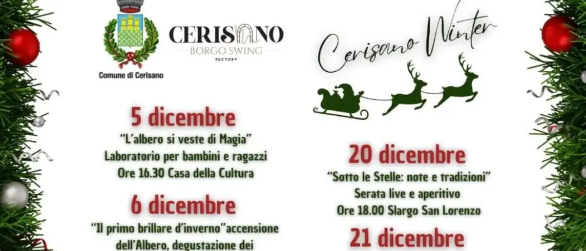 Cerisano Winter trasforma il borgo in un Natale di comunità e cultura\n