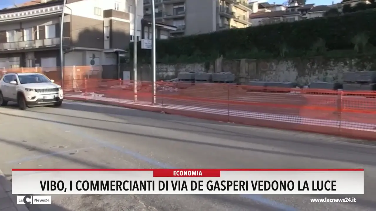 Vibo, i commercianti di Via De Gasperi vedono la luce
