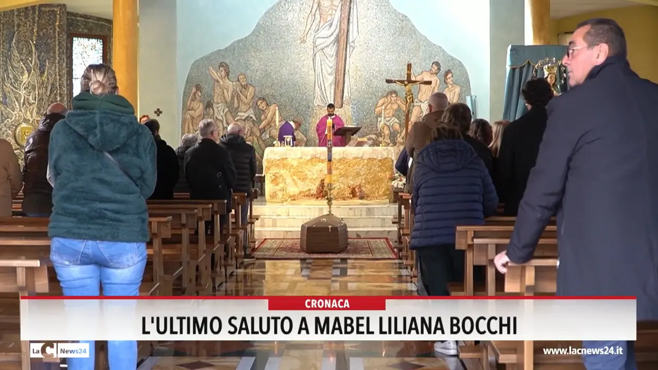 L'ultimo saluto a Mabel Liliana Bocchi