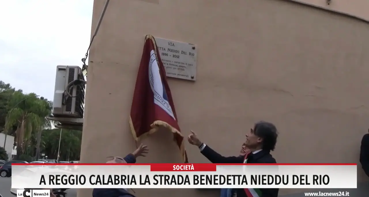 A Reggio Calabria la strada Benedetta Nieddu Del Rio