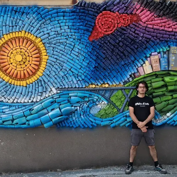 Da assistente di volo a “Testa di Latta”: così Rocco Del Franco reinventa l’arte in Calabria (e Spagna) tra lattine e\u00A0mosaici\n