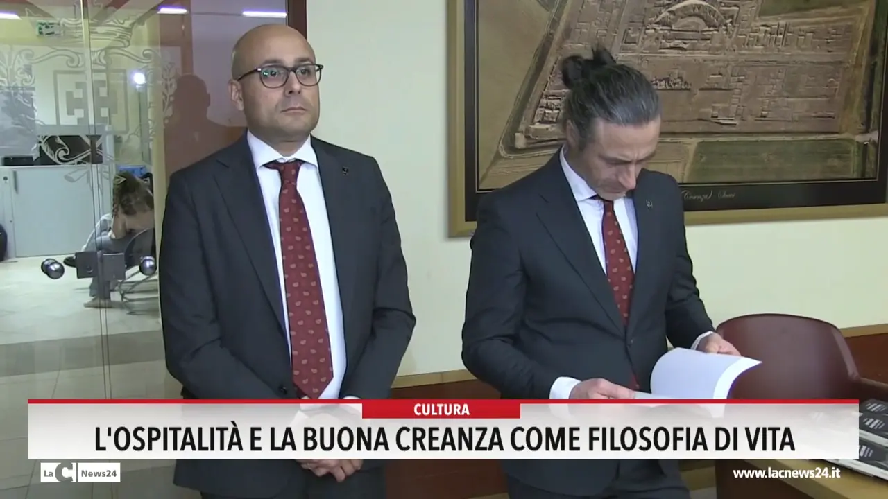 L'ospitalità e la buona creanza come filosofia di vita