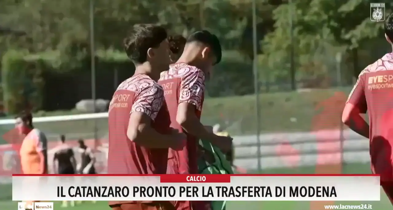 Il Catanzaro pronto per la trasferta di Modena