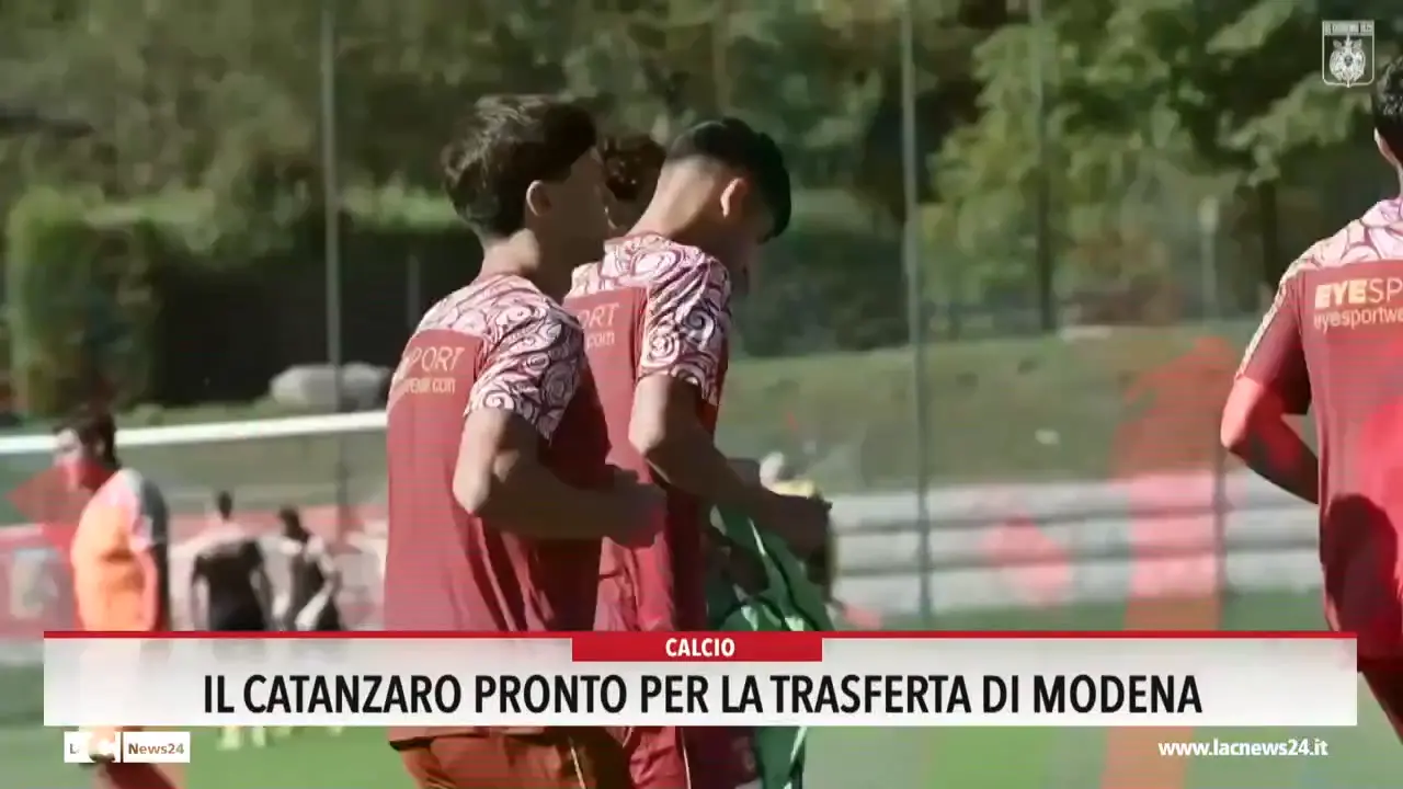 Il Catanzaro pronto per la trasferta di Modena