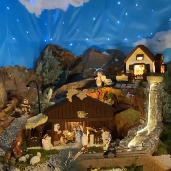 A Domanico nasce il primo presepe all’uncinetto della Calabria\n