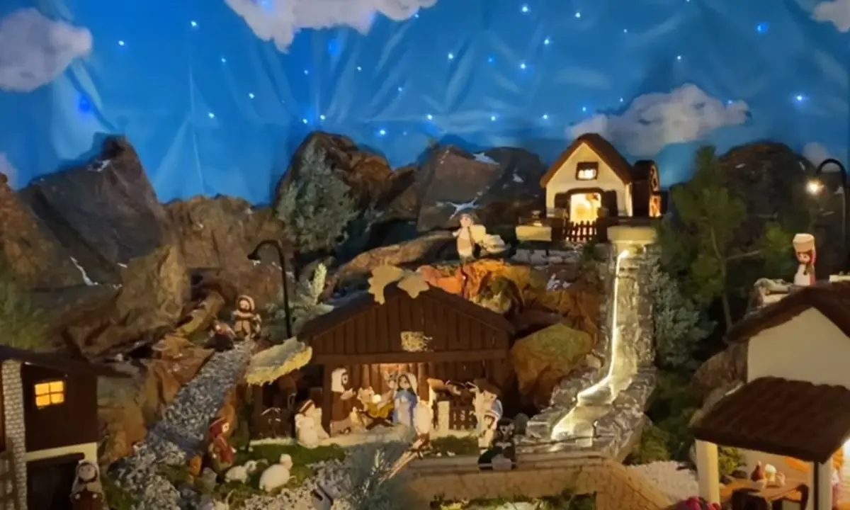 A Domanico nasce il primo presepe all’uncinetto della Calabria\n