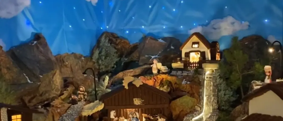 A Domanico nasce il primo presepe all’uncinetto della Calabria\n
