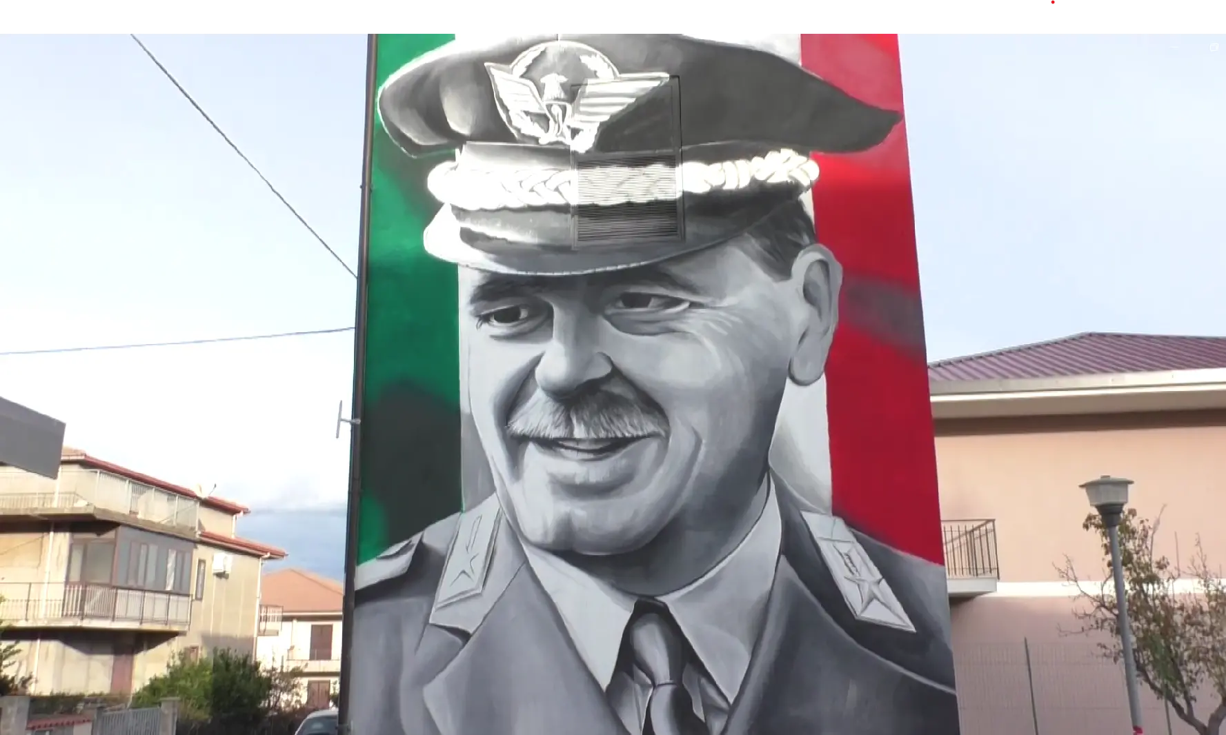 Girifalco, l'arte come memoria: restaurato il murale dedicato al Generale Carlo Alberto Dalla Chiesa