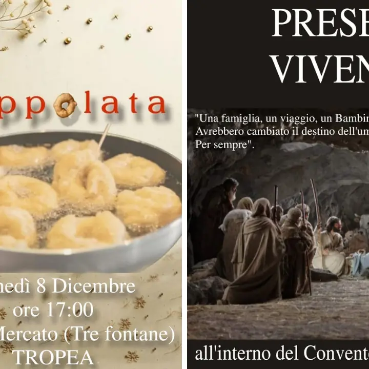 Al via\u00A0le iniziative natalizie a Tropea, si parte domani\u00A0con la tradizionale Zeppolata dell’8 dicembre\n