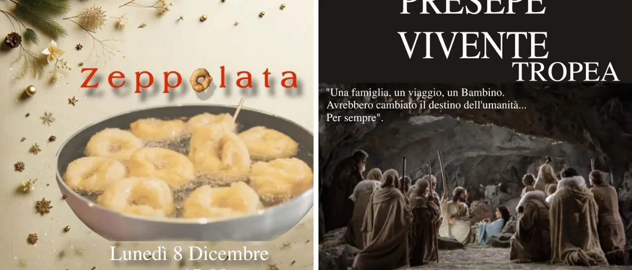 Al via\u00A0le iniziative natalizie a Tropea, si parte domani\u00A0con la tradizionale Zeppolata dell’8 dicembre\n
